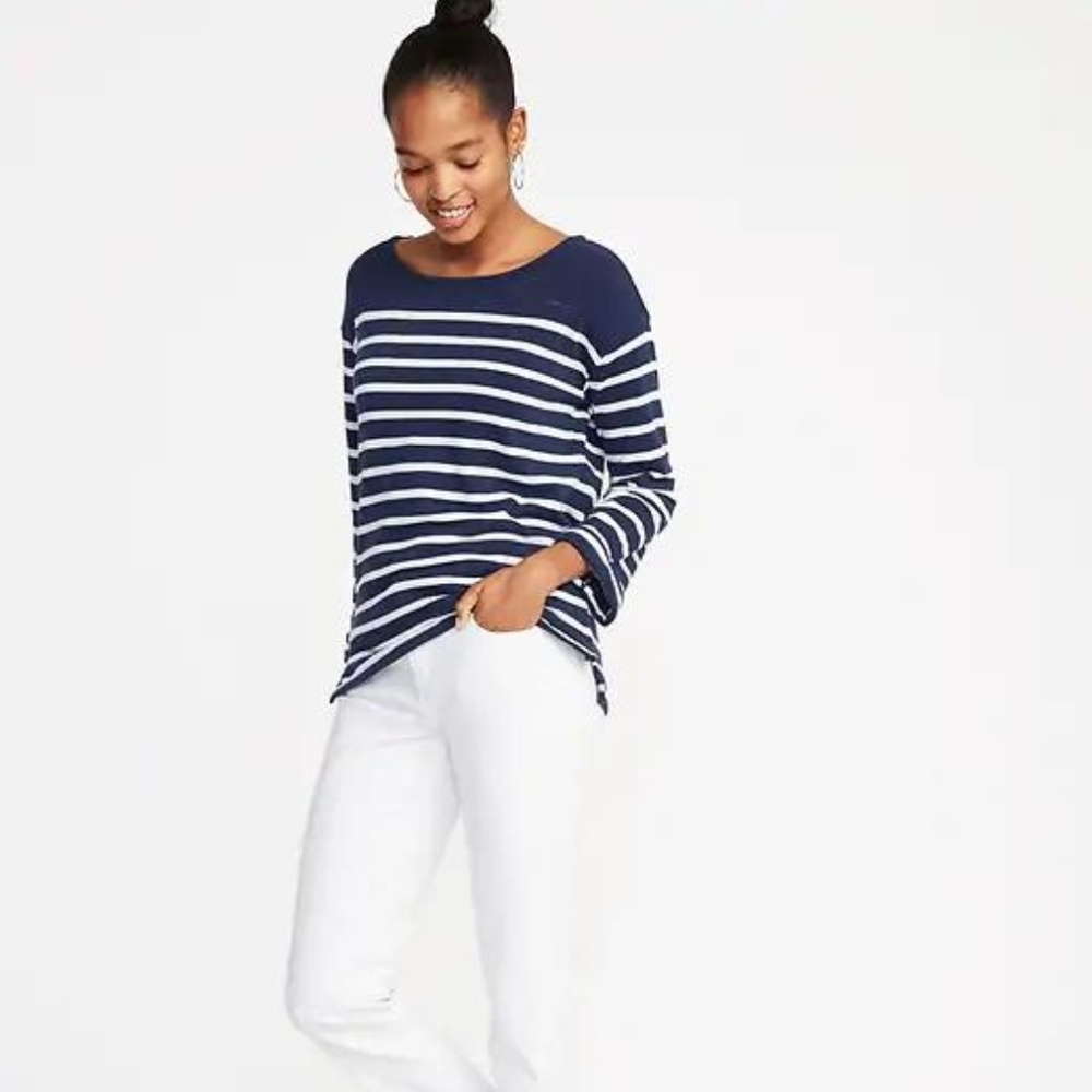Old Navy Relaxed French-Terry Top for Women - Picture 5 of 5